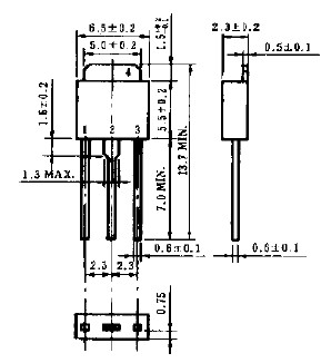 2SC4332-Z-E1 dimensions