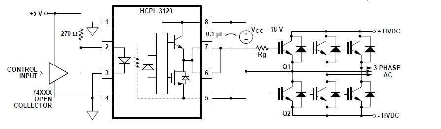 HCPL-3120-500E diagram