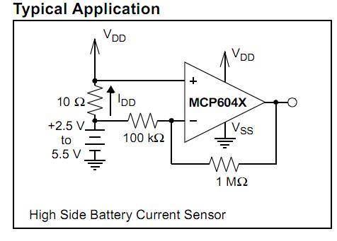 MCP6044I/SL typical applications