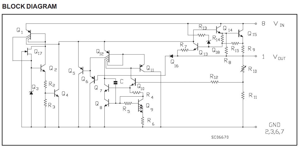 78L05 block diagram