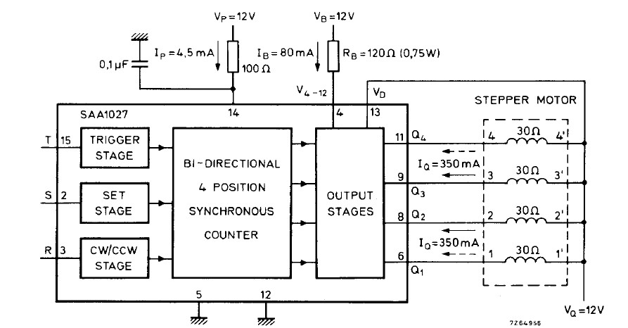 SAA1027 Pin Configuration 