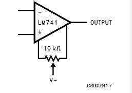 LM741H block diagram