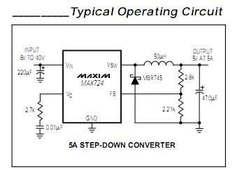 MAX726CCK circuit diagram