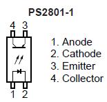 PS2801-1-F3-A pin configuration