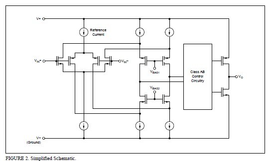 OPA2340UA/2K5 block diagram