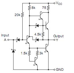 HD74LS04P circuit diagram
