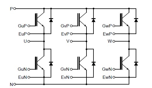 CM100TU-12H circuit diagram