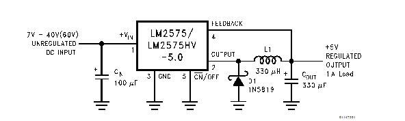 LM2575S-12 Typical application