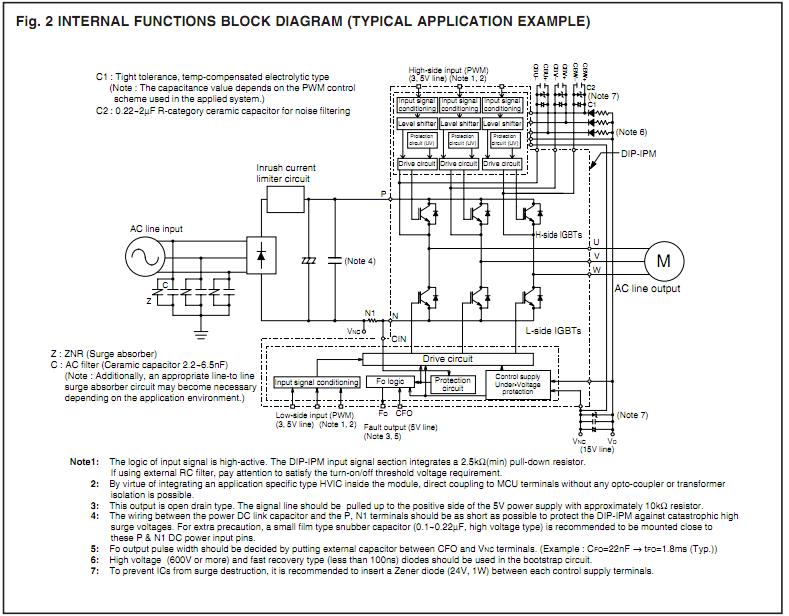 PS21265-P block diagram