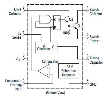 MC34063AP1G circuit diagram
