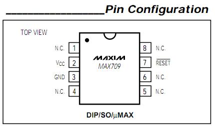 MAX709CSA block diagram
