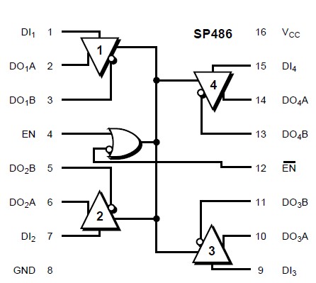 SP486ET circuit diagram
