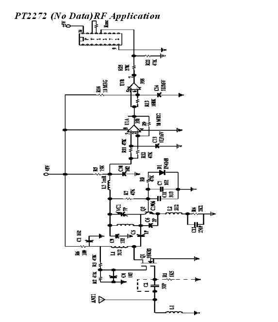 PT2272-M4 application circuit