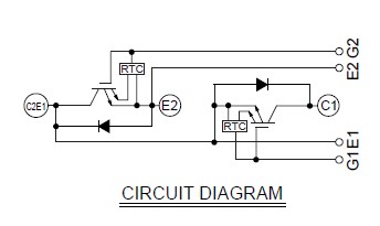 CM75DU-12F circuit diagram