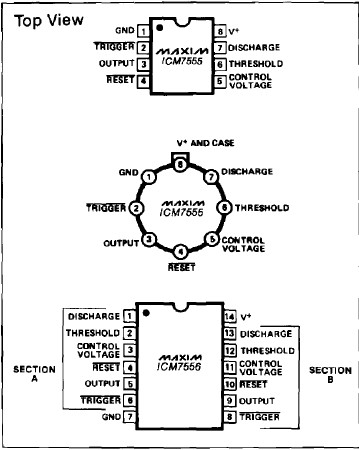  ICM7556IPD circuit diagram