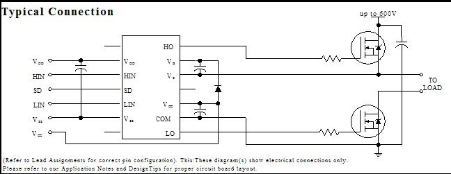 IR2112 Typical Connection