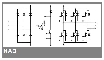  SKiiP23NAB126V1 circuit diagram
