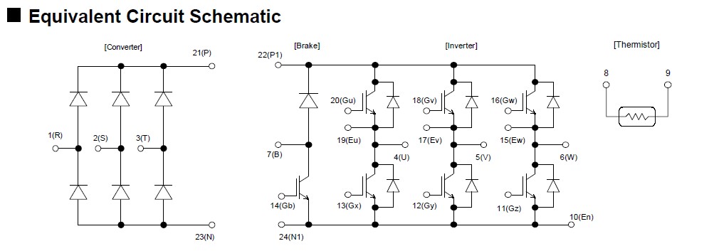  7MBR35UB120-50 circuit diagram