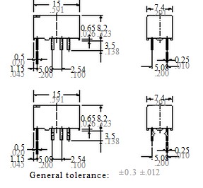 TX2-12V dimensions