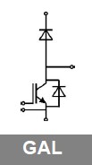  SKM195GAL126D circuit diagram