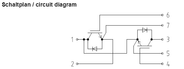 FF300R12KS4 circuit diagram