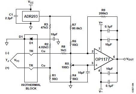 op2177ARZ Amplifier Circuit