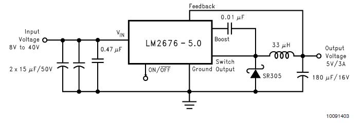 LM2676SX-3.3 block diagram