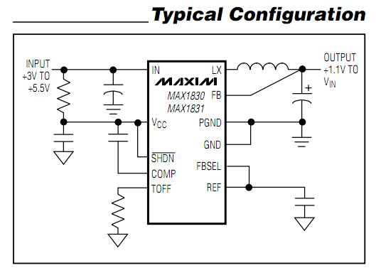 MAX1831EEE circuit diagram