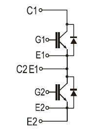 2MBI150SC-120 circuit diagram