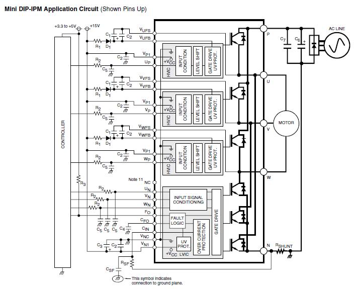  PS21564-CP circuit diagram