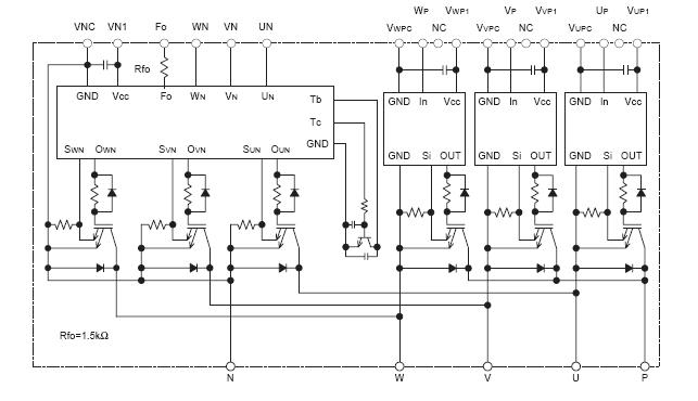 PM15CNA060 block diagram