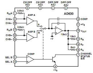 AD630ARZ circuit diagram