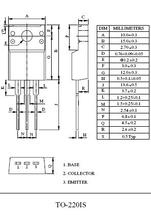 KTD1937-U/P dimension