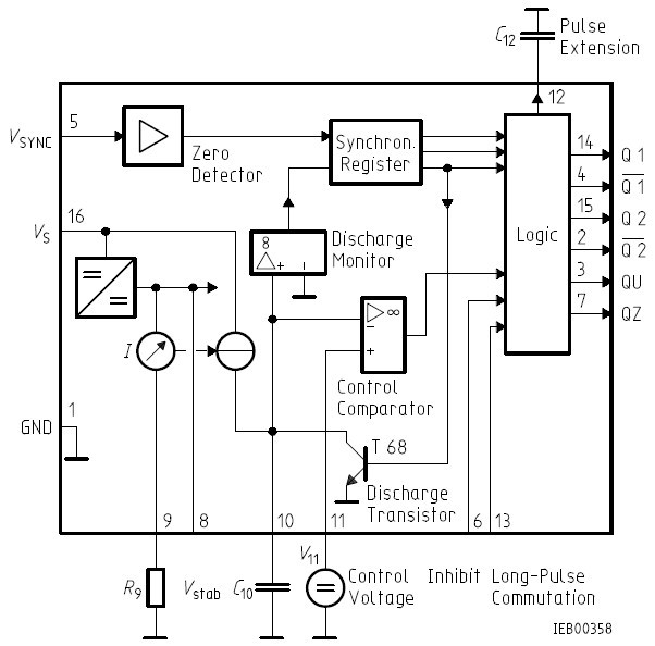 TCA785 circuit diagram