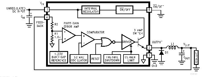 LM2576 circuit diagram