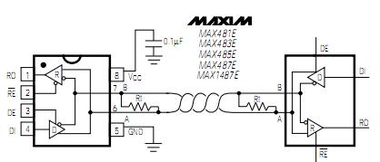 MAX481 circuit diagram