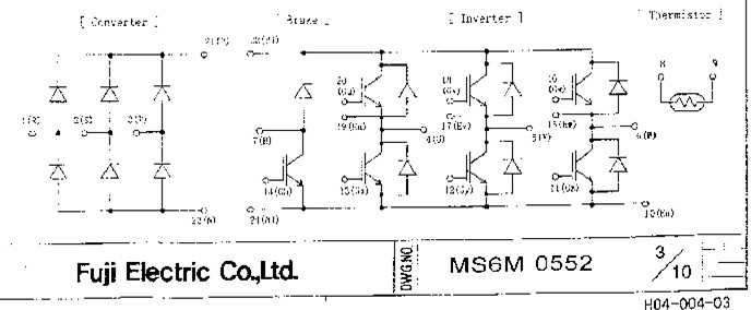 7MBR75SB060-50 equivatent circuit