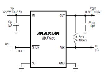 MAX1806EUA18+T block diagram