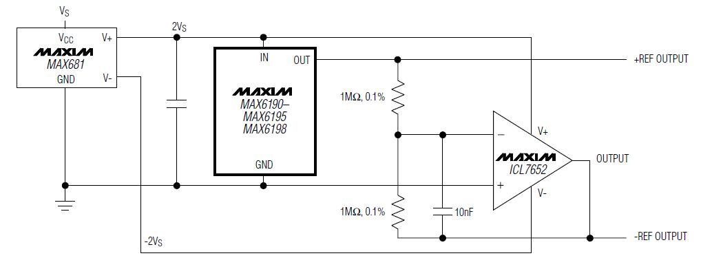 MAX6192AESA+T circuit diagram