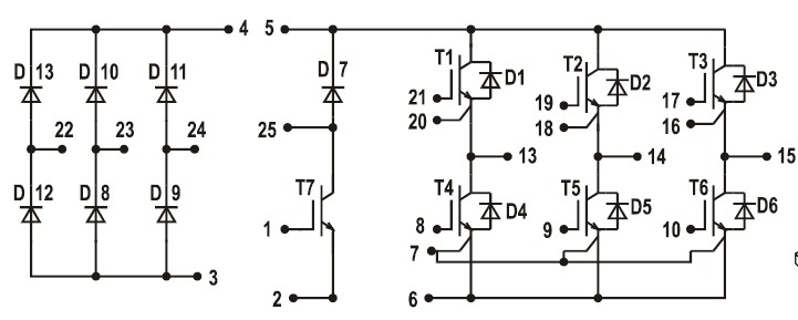 MUBW35-06A6 pin connection