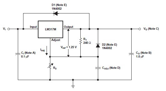 LM317MQDCYR block diagram