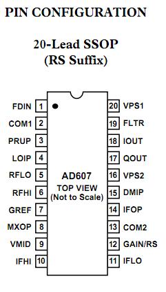 AD607ARSZ-REEL block diagram