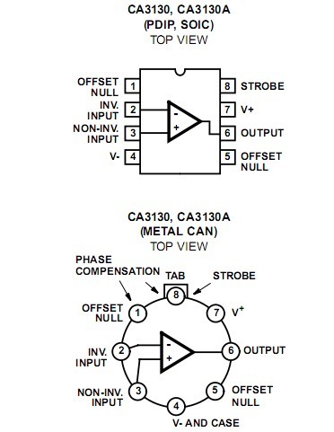 CA3130AT block diagram