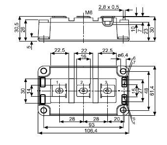 bsm200gb120dlc dimensions