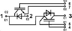 SKM145GB063D circuit diagram