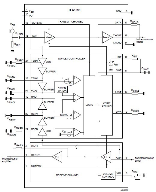 TEA1095T circuit diagram
