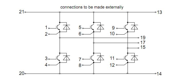 BSM50GD170DL block diagram