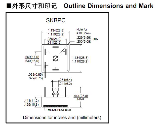 SKBPC3516 block diagram