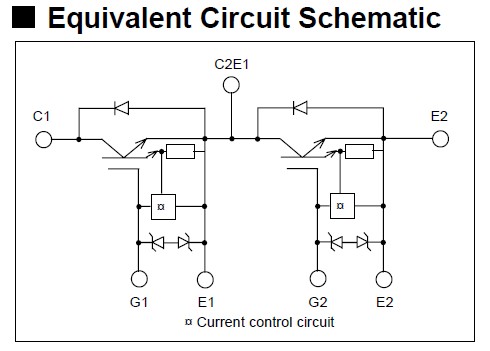 2MBI100N-060 circuit diagram