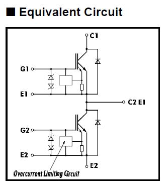 2MBI150N120 circuit diagram